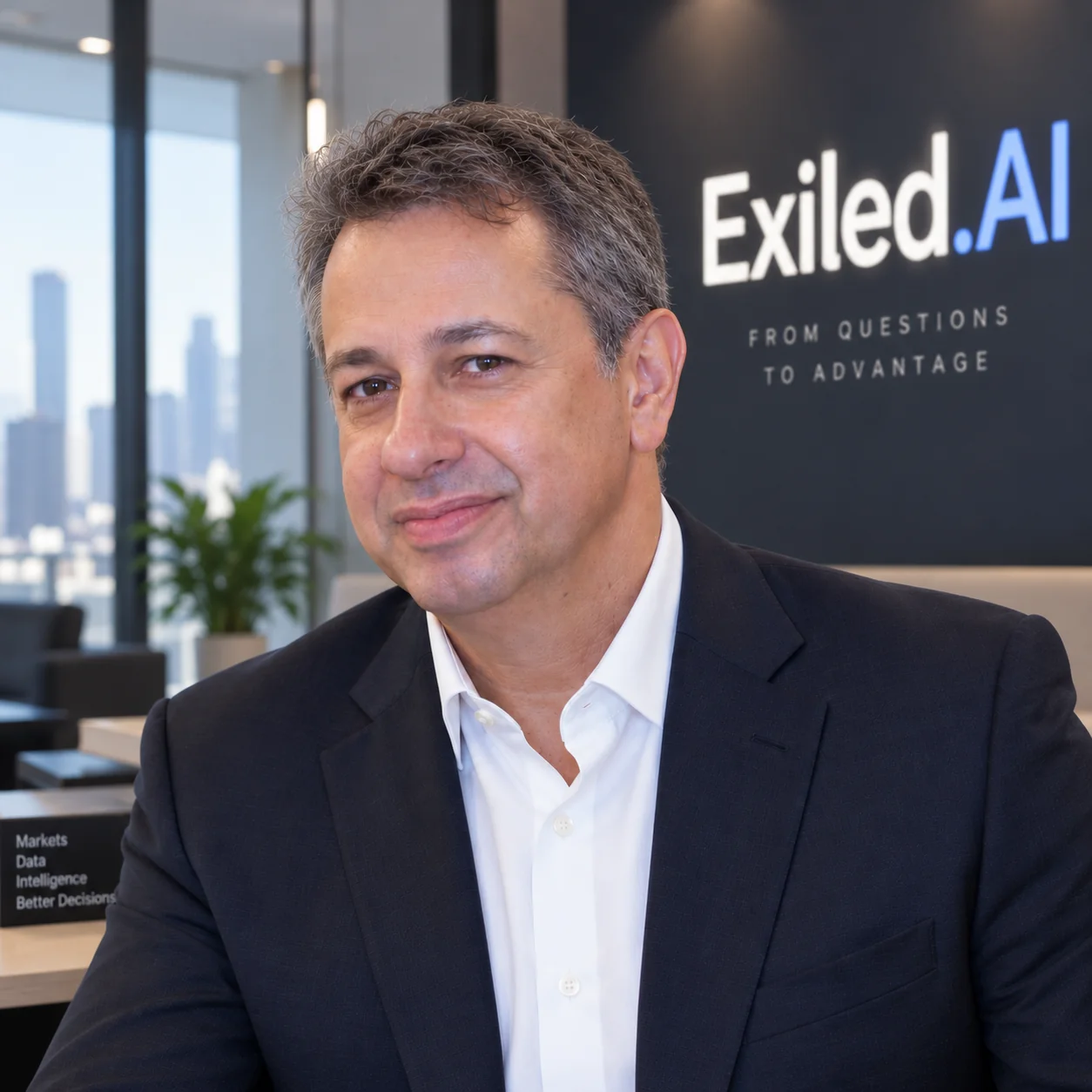 Portrait of Carl Carrie, founder of Exiled.AI